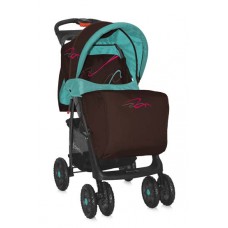 Прогулочная коляска Bertoni Foxy (с чехлом) Blue - Brown lines